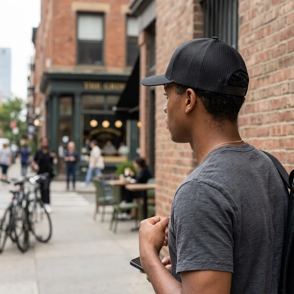 Get the Goop Trucker Hat - lifestyle model view