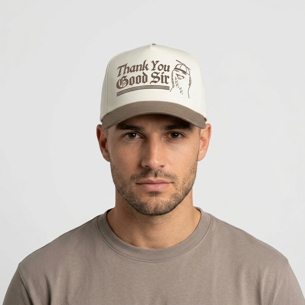 Good Sir Hat - model front view lifestyle