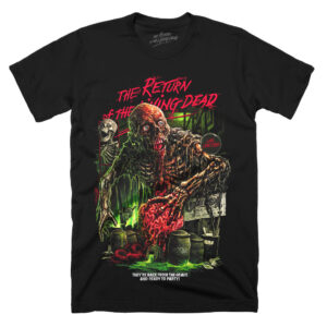 Return Of The Living Dead Brain Damage T-Shirt - brain damage horror shirt | Terrifier Merch