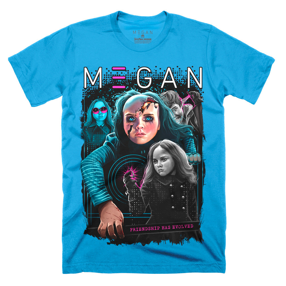 M3GAN Friendship Has Evolved T-Shirt - m3gan horror t shirt | Terrifier Merch