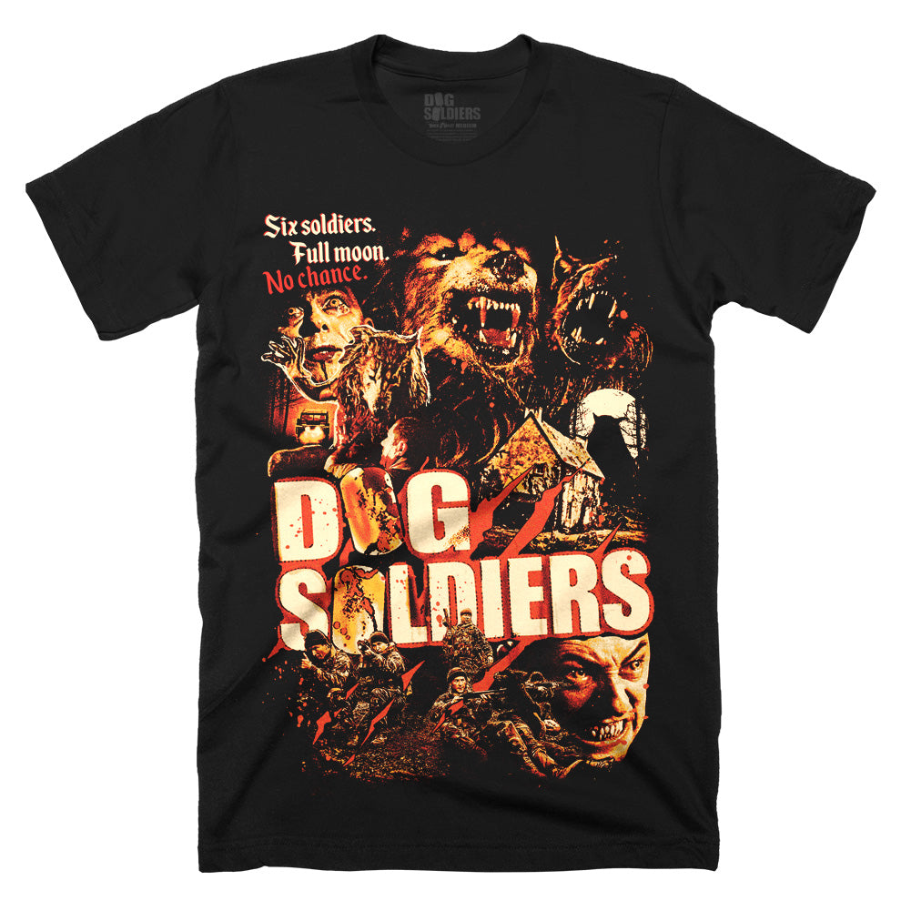 Dog Soldiers Full Moon T-Shirt - dog soldiers werewolf shirt | Terrifier Merch
