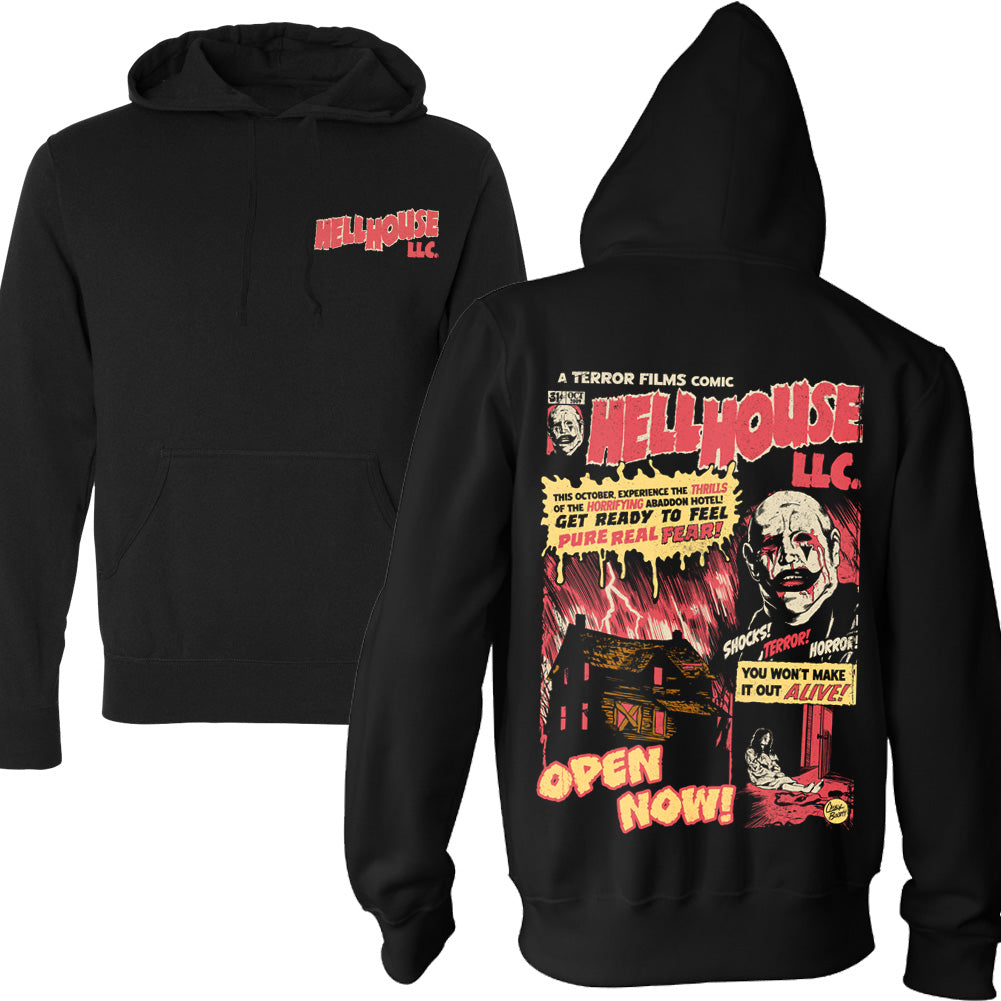 Hell House LLC Pure Real Fear Pullover Hoodie - pure real fear hoodie | Terrifier Merch
