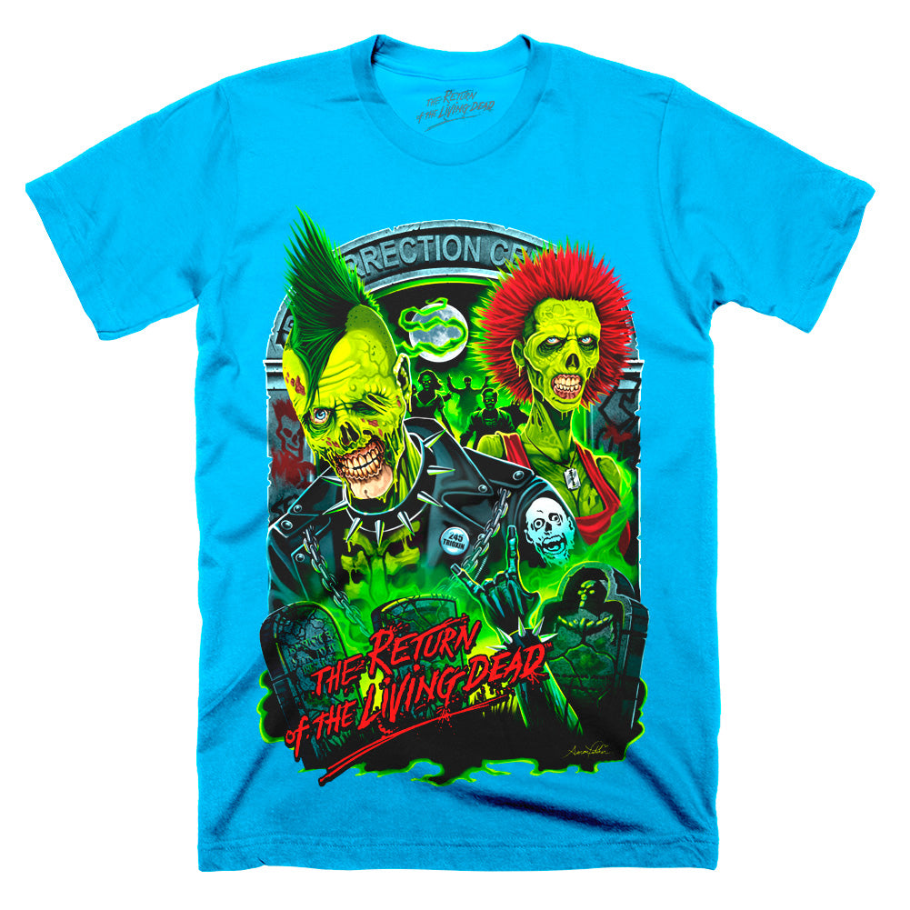 Return Of The Living Dead Rot 'N' Roll T-Shirt - rot n roll horror tee | Terrifier Merch