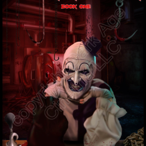 Signed Terrifier Comic Book 1 first edition front cover featuring Art the Clown autograph - Terrifier Merch