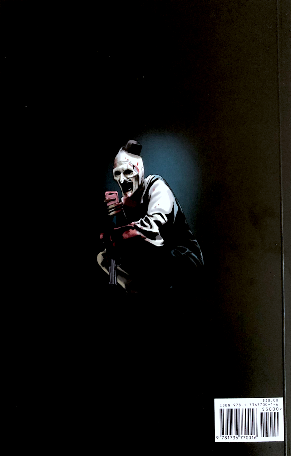 Signed Terrifier Comic Book 2 stored in archival protective bag and backing board