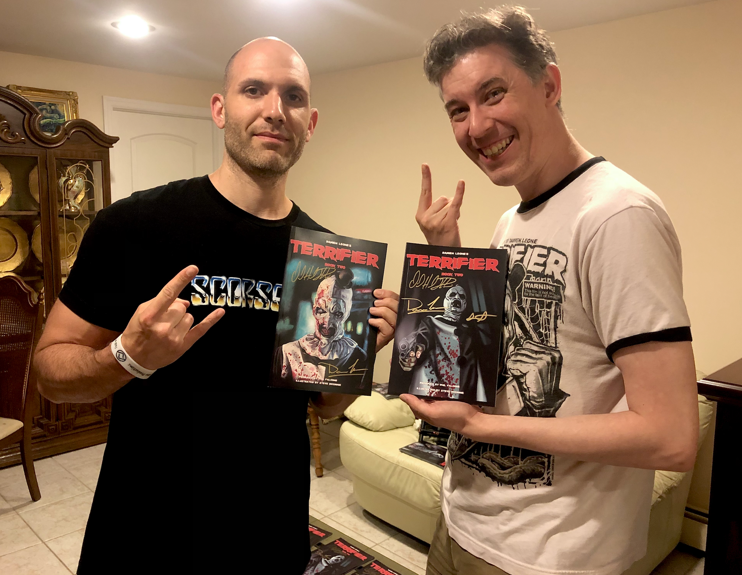 Signed Terrifier Comic Book 2 sequential panel artwork preview
