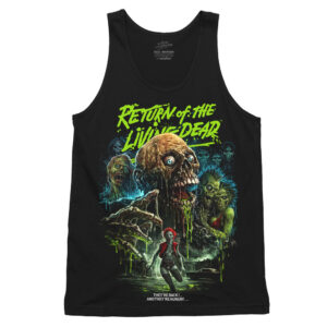Return Of The Living Dead Theyre Hungry Tank Top sleeveless zombie graphic shirt - Terrifier Merch